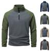Men's Sweatshirt Loose Solid Color Outdoor Warm Breathable T-Shirt Top