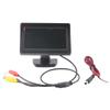 4.3inch Color LCD Display Rearview Camera Monitor Waterproof Car Monitor for Car SUV Van Truck Black