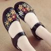 Flower Sandals Ethnic Style Handmade Genuine Leather Soft Sole Comfortable Women's Shoes