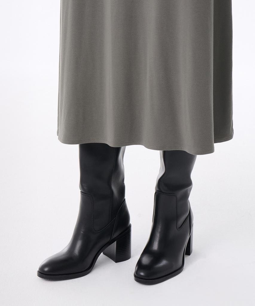 Musinsa Standard Woman Women'S Soft Jersey Flare Long Dress [Taupe]
