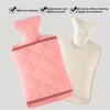 Warmer Rubber Heat Preservation Covers Thickened Crystal Velvet Hot Water Bag Sleeve Warm Water Bag