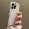 Роскошный прозрачный чехол-держатель для карт для iPhone 17 Air 16 Promax 15 Plus 14 11 13 12 Pro Max Кошелек 2 в 1 Мягкий защитный противоударный чехол-конфетка