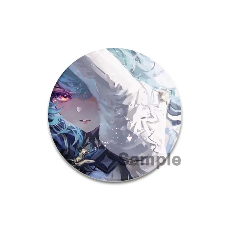 32/44/58 мм значки Eula аниме Genshin Impact броши ручной работы игровые персонажи значки на лацкан креативные значки с мультяшными фигурками аксессуары подарок