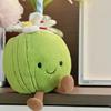 New In-Stock Jelly Cat Summer Coconut Backpack Pendant Lemonade Plush Cushion Home Bedroom Decorations Girl Gift