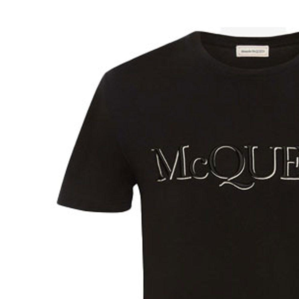 Alexander Mcqueen Футболка с вышивкой логотипа 649876-QQZ56-0901