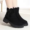 Winter Shoes Boots Ladies Genuine Leather Women Snow Boots Large Size Natural Wool Warm Women's Ankle Boots