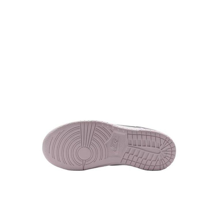 Nike Кроссовки Dunk Low для катания на скейтборде для детей Белый Светло-фиолетовый Детские FB9108-128