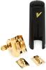 Tenor Saxophone V16 Metal Mouthpiece Ligature Optimum with Plastic Cap (LC080P)