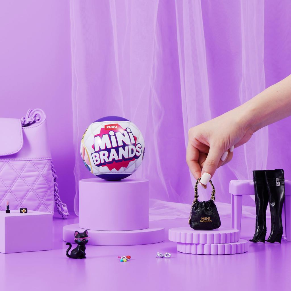 Серия мини-брендов Zuru Модная серия 4 - Коллекционная слепая коробка Капсула-сфера Модная сумка Обувь и аксессуары Детские игрушки