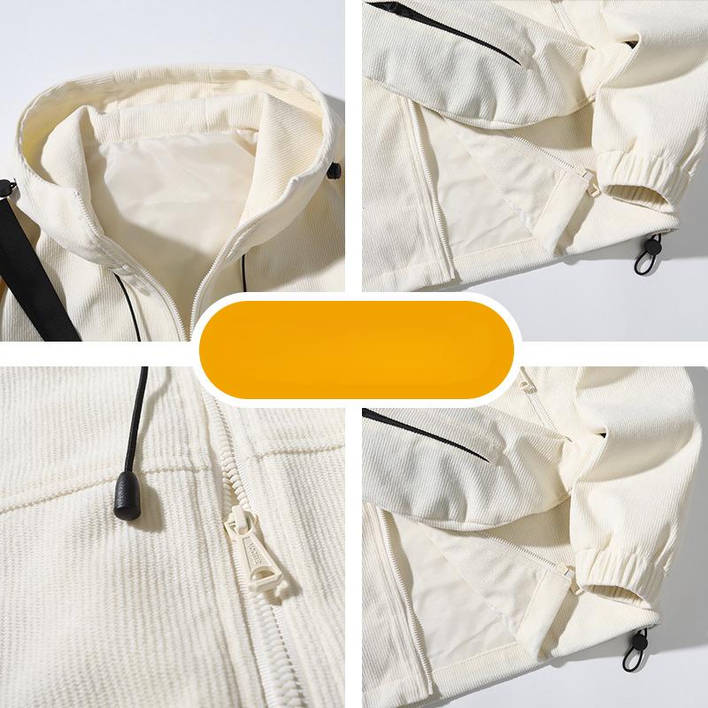 Модная брендовая мужская куртка с капюшоном для весны и осени, модная спортивная куртка для пар, рабочая куртка для мужчин