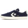 Cons PL Vulc Pro Canvas Lace-up Non-slip and Abrasion Resistant Low-Top Board Shoes Unisex Blue and White