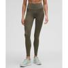 Lululemon Леггинсы Base Pace с высокой талией 28 Армейский зеленый
