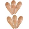 1/6pcs Natural Color Mini Wooden Spoons Solid Wood Coffee Scoop Portable Condiment Scoop  Bar
