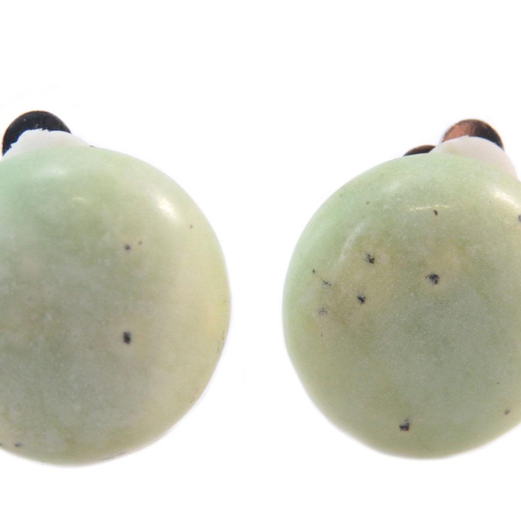 Les Trésors De Lily [P5620] - Дизайнерские клипсы «Минералия», зеленый цвет, 20 мм