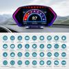 P3 Head Up Display OBD + GPS HUD 6 Inch Large Screen Display Digital Multifunction LCD Instrument Speedometer Slope Meter Gauger