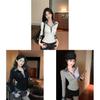 Shirt For Women With Plaid Pattern And Color Block Details For Casual And Office Wear