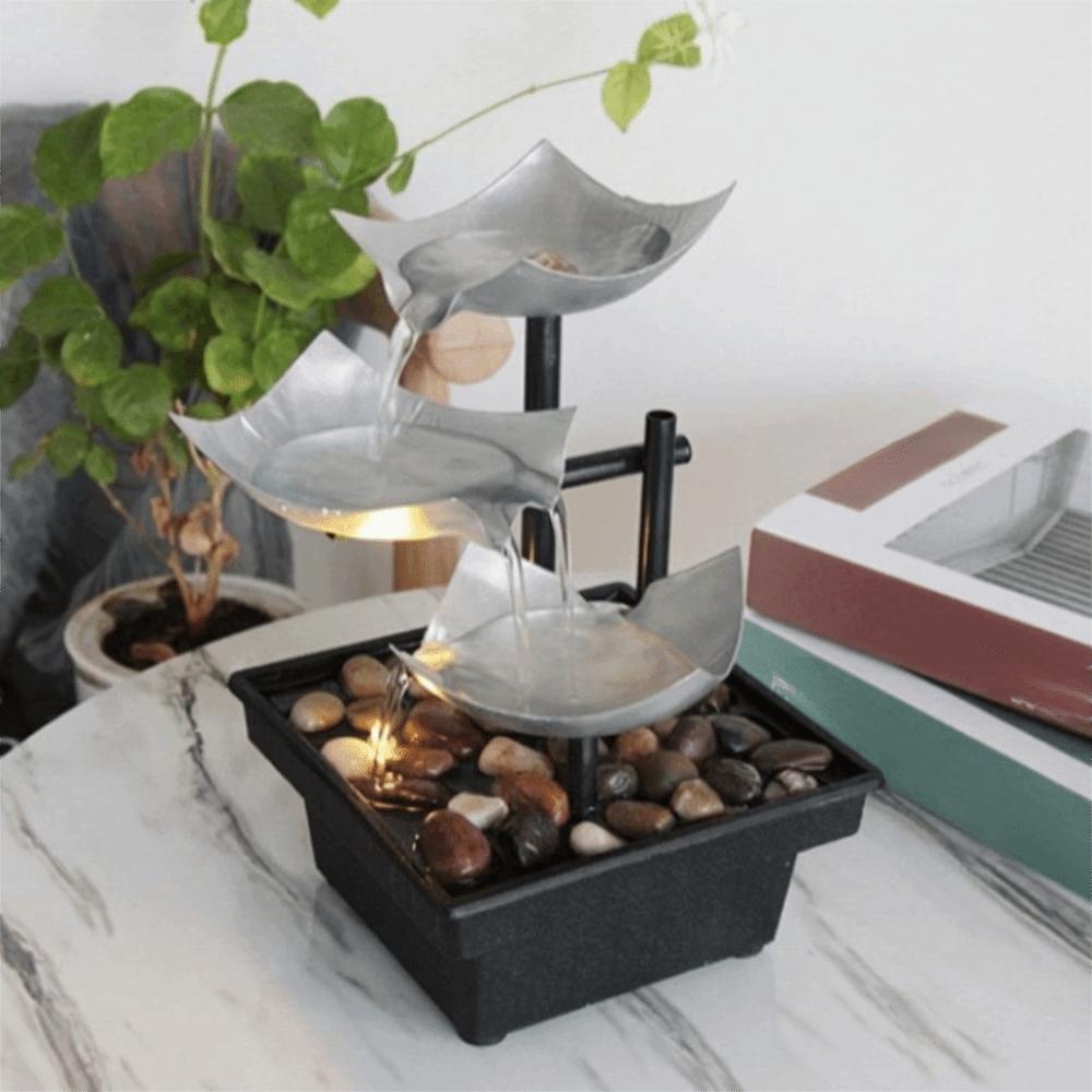Realistic Flowing Water Fountain Exquisite Tabletop Water Fountain Desktop Fountain Office Decor