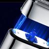 Мини-электробритва со светодиодным дисплеем, USB-перезаряжаемая, водонепроницаемая, с 3 головками, портативная дорожная бритва для мужчин, триммер для бороды, инструмент для удаления волос