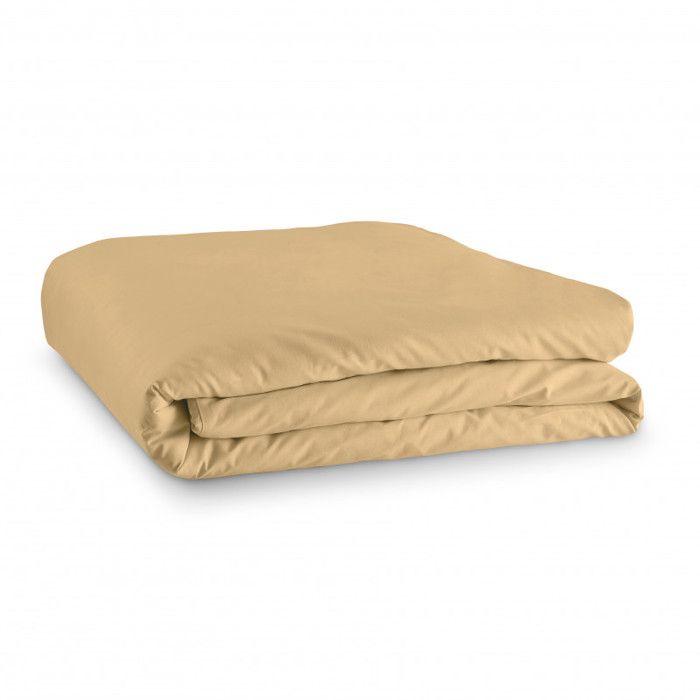 Plain Taupe Duvet Cover 260 X 240 Cm / 100% Cotton / 57 Threads/cm² for "King Size" Double Bed