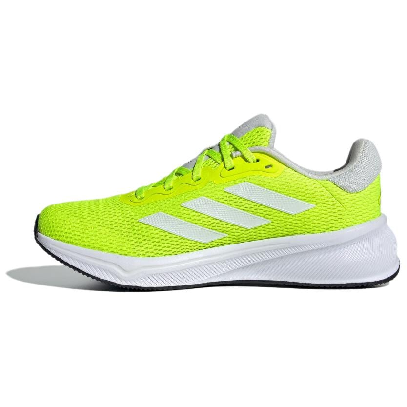 adidas Нескользящие Износостойкие Низкие Кроссовки для Бега на Длинные Дистанции Мужские Желто-Белые IH6004