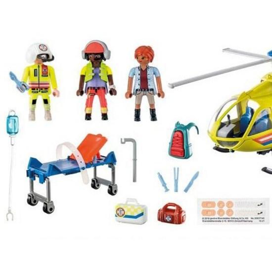Playmobil Спасательный вертолет 71203, популярные игрушки в Корее