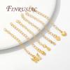 10-20pcs 18K Gold Plated 5cm Extension Chain For Jewelry Making,Necklace Extender,DIY Connectors For Bracelets Accessories
