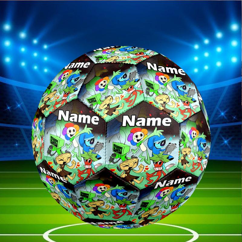 Custom Name Personalized Dandy's World Print Size 5 Soccer Ball Training & Match Football, for Team, Kicking, Gift for Football