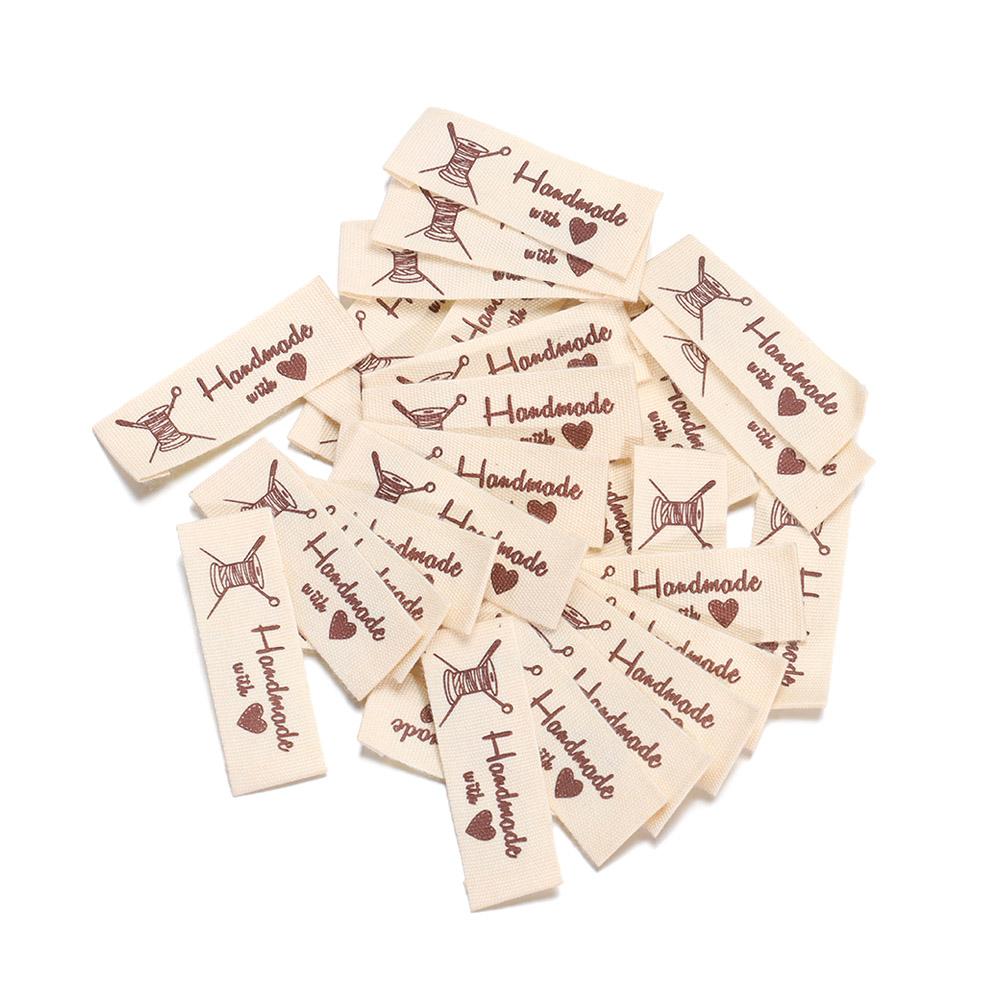 50 шт. DIY Плетеные принадлежности Моток вязальной шерсти Бирки для одежды Аксессуары для одежды Ручная работа С любовью Бирки для одежды