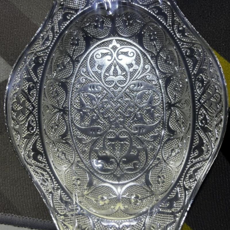 Маленькая фруктовая тарелка с узором павлина, европейский роскошный поднос для конфет, креативное украшение для дома, декор гостиной