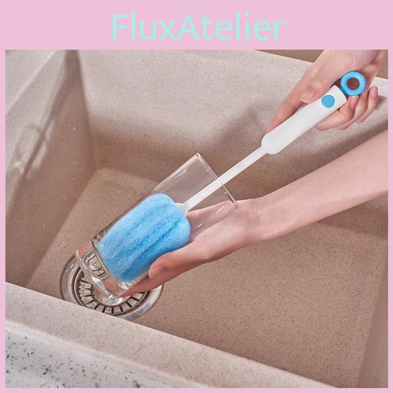 Cup Durable Cleaning Brush For Kitchen Use With Long Handle And Soft Bristles
