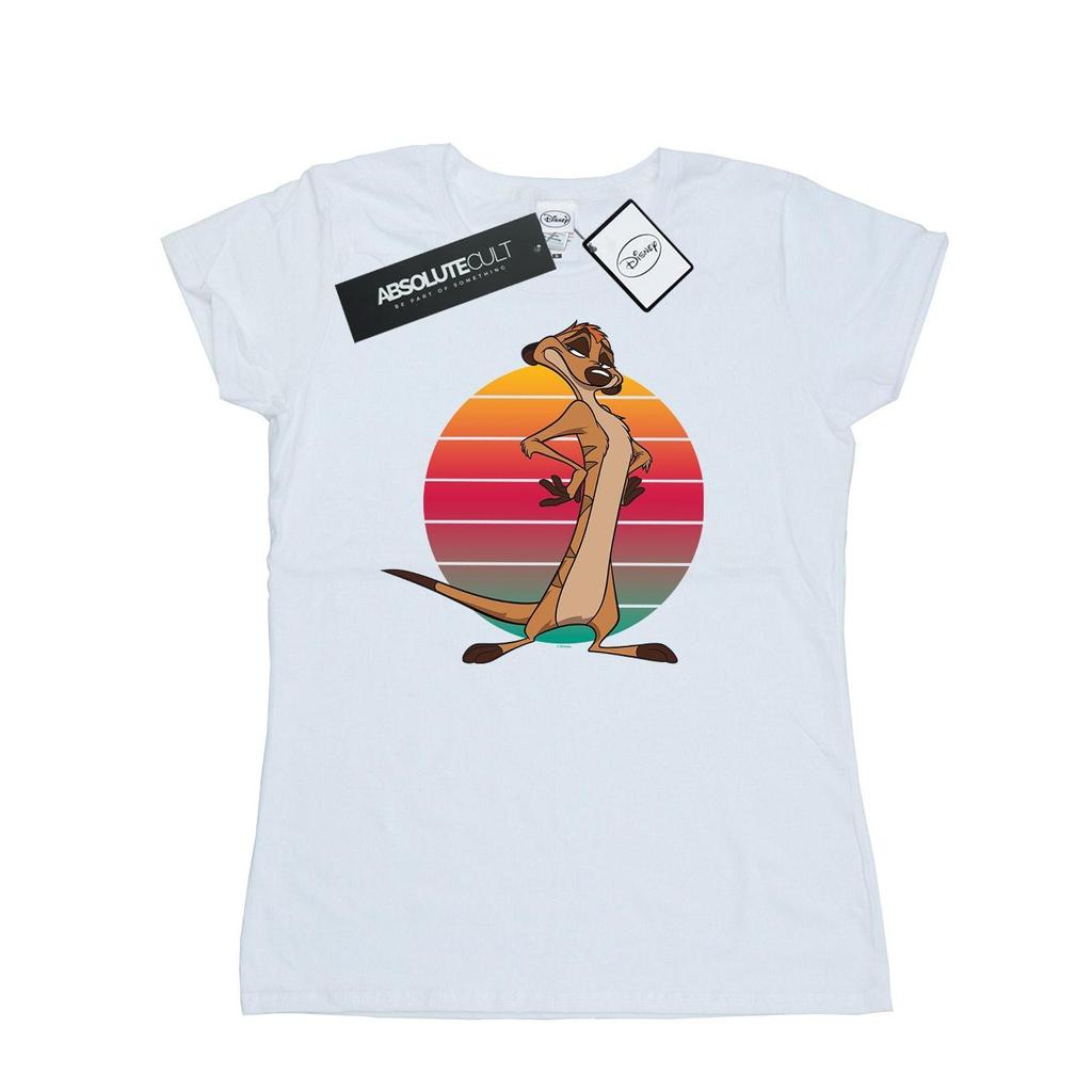 Disney Womens/Ladies The Lion King Timon Sunset Cotton T-Shirt