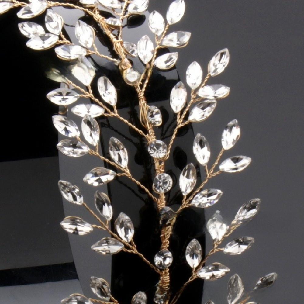 Стразы Фотография Повязка на голову Сверкающие Свадебные Аксессуары для волос Сладкий Головной убор невесты Женщины