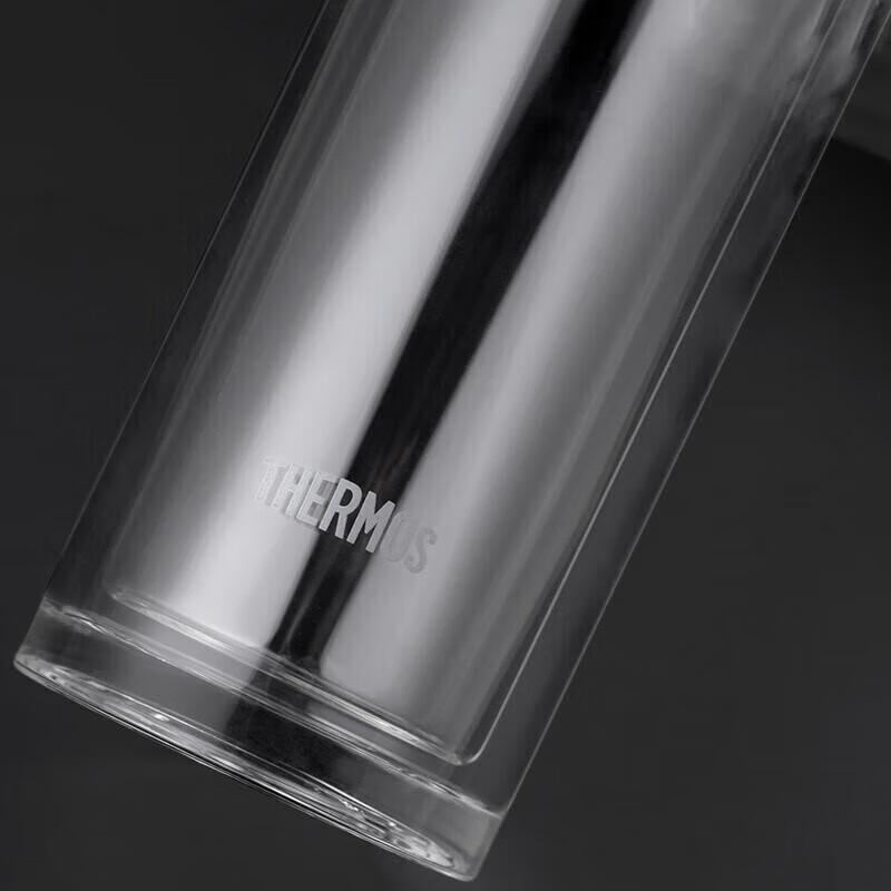 Thermos Бутылка-заварник для чая из двухслойного стекла 400 мл