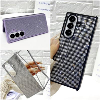 Роскошный блестящий чехол со стразами в виде звезд для Samsung Galaxy Z Fold 7 6 5 4 3, противоударная задняя крышка с защитой объектива, Samsung Fold7