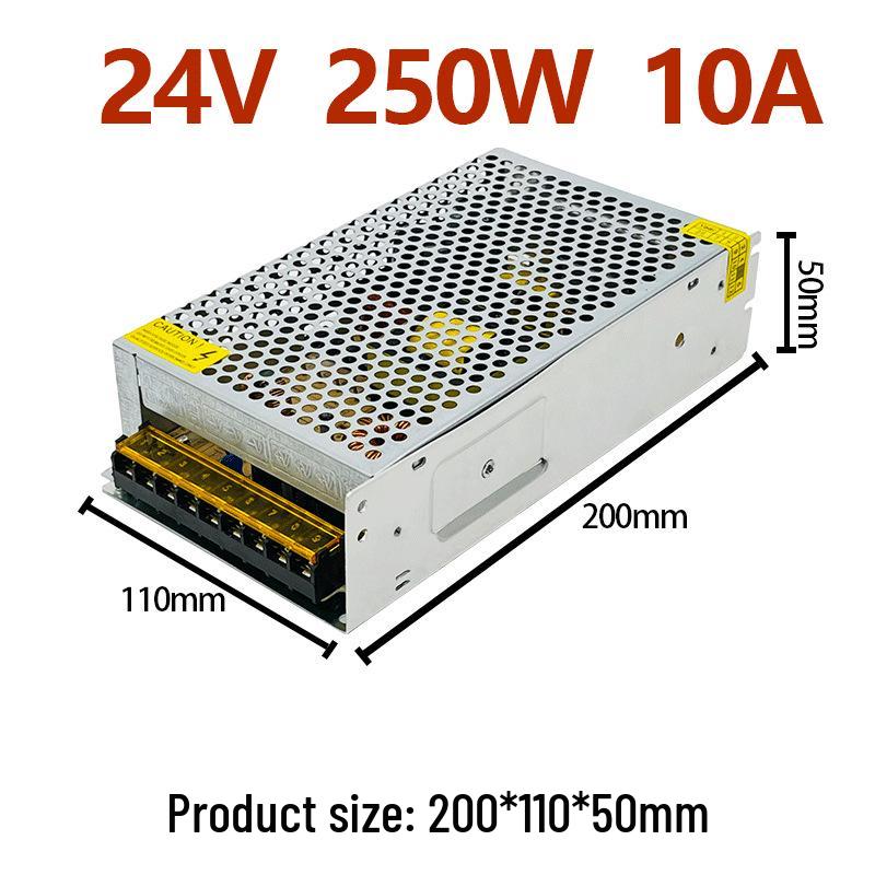 Импульсный источник питания 220 В на 24 В постоянного тока 15 А со светодиодным дисплеем, трансформатор 5 В/12 В