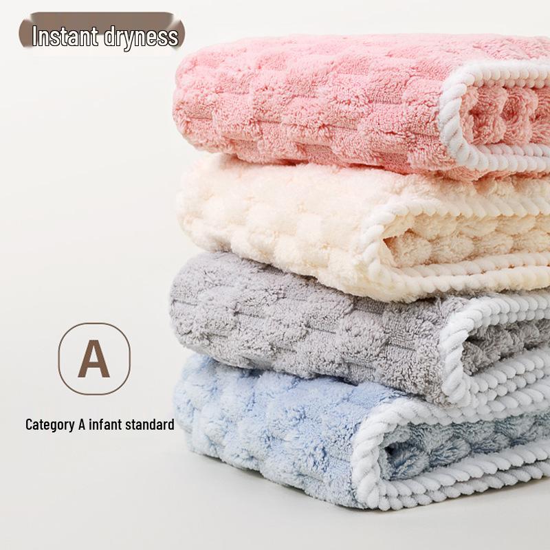 Супервпитывающее подвесное полотенце для рук из кораллового флиса - Милое, Плотное и Мягкое для ванной