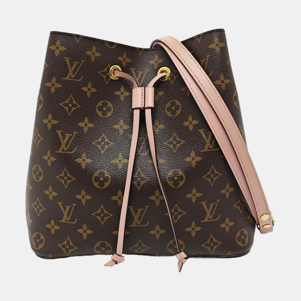 [Pre-Owned] Noe Monogram Coated Canvas And Leather Bucket Bag - Good #46LAVA
