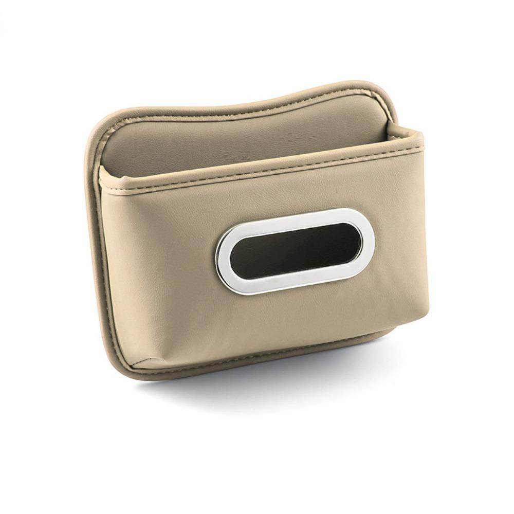 Липкий дизайн Автомобильный органайзер для салфеток на спинку сиденья Большая вместимость Кожаный органайзер для салфеток в автомобиль Путешествия