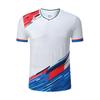 Men Women Badminton Sport Set Quick Dry Breathable Training Uniform Team Jersey Short Sleeve