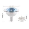 4 In 1 Funnel Multiuse Small Kitchen Funnel with Removable Strainer Plastic Funnel for Filling Water Bottle Liquid