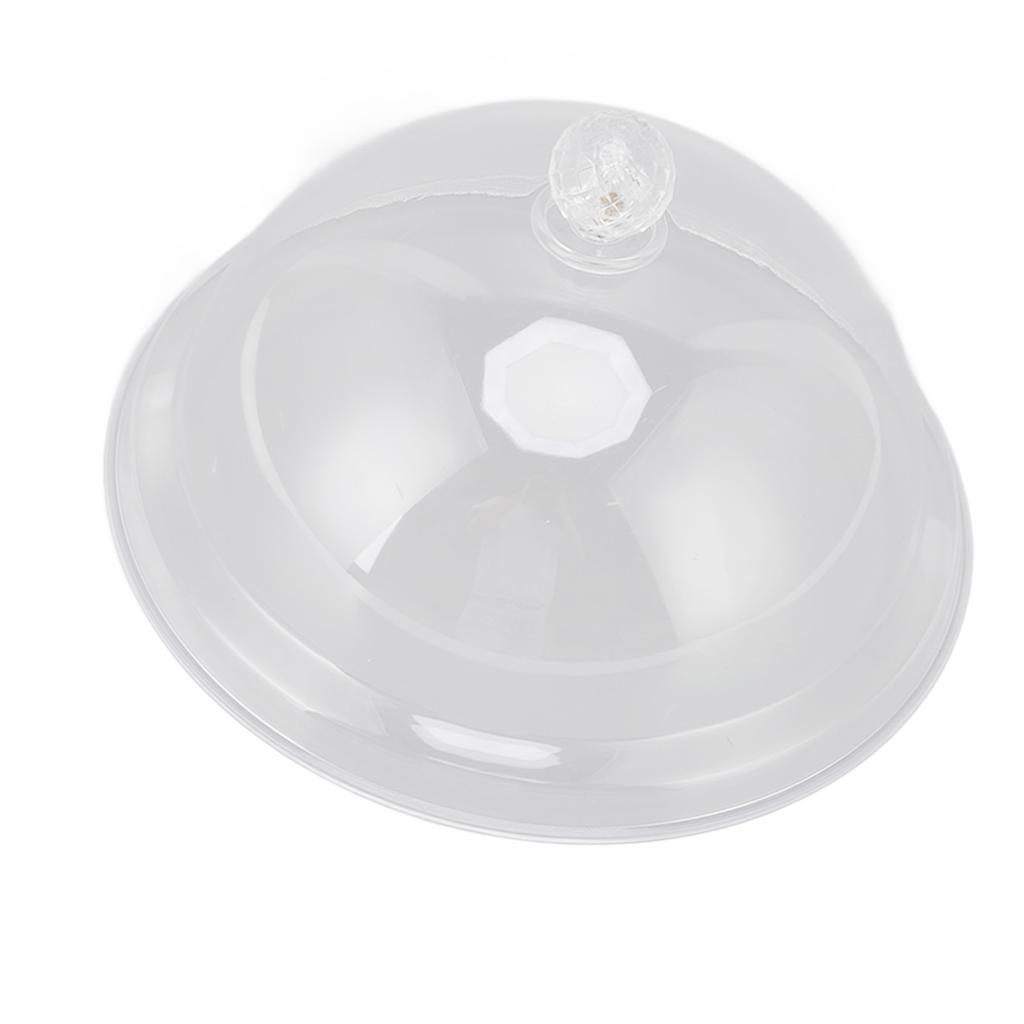 Food Cover Acrylic Transparent Thickened Fall Resistant Dustproof Food Preservation Cover with Handle 21cm