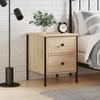 VidaXL Bedside Table Sonoma Oak 40x42x50 Cm Engineered Wood 825985
