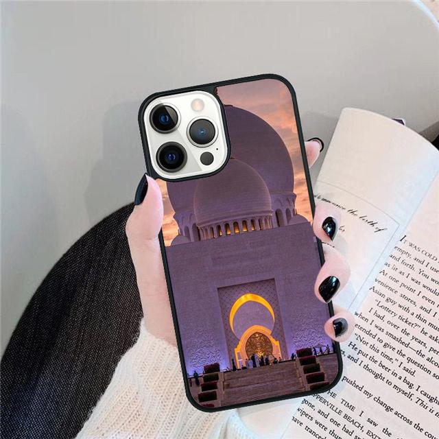 Muslim mosque building Coque Shell For iPhone 17 Air 15 16 14 13 12 Pro Max 11 Pro Max Plus Phone Case Cover