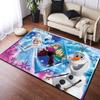 Elsa Queen cartoon pattern rug, Frozen theme, suitable for home, bedroom, bedside rug, and bathroom mat.