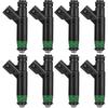 SCITOO 8Pcs 4 Holes Fuel Injectors fit for 2007 for Chrysler for Aspen, for 2004-2007 for Dodge for Dakota, for 2006-2007 for Jeep for Commander, for