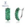 Natural Green Agate Round 2.5mm Earring 925 Sterling Silver Fine Natural Gemstone Jewelry for Women Mom Nice Gift