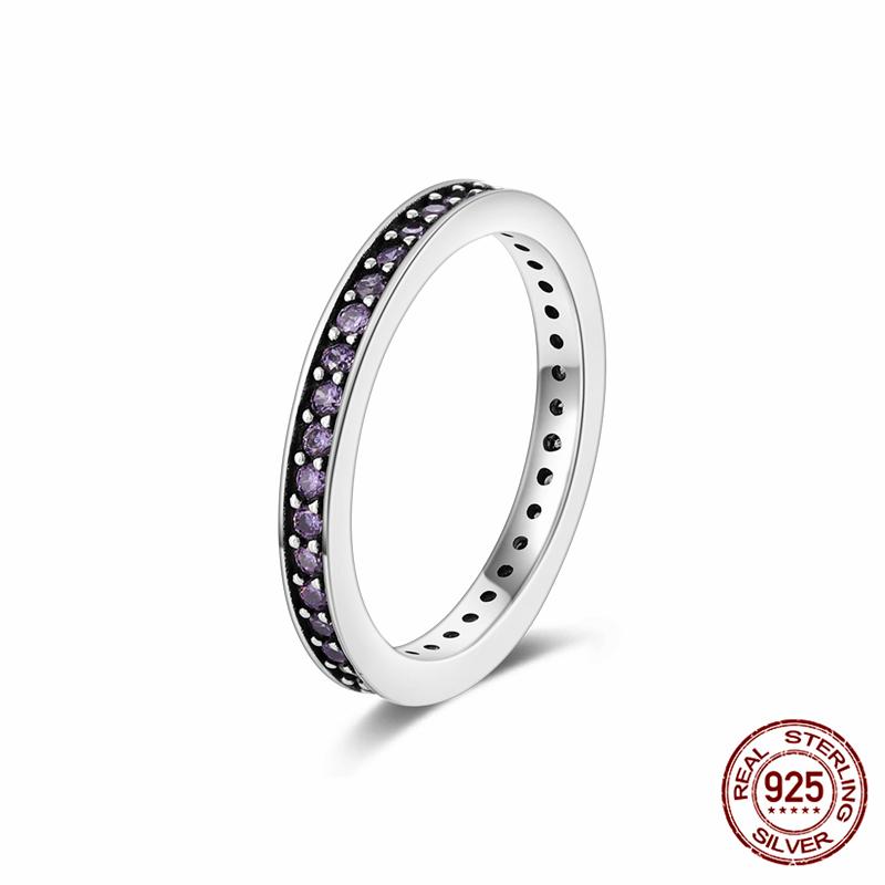 Абсолютно новое 100% подлинное 925 серебряное женское кольцо оригинальное сердце корона розовое золото кристалл обручальное кольцо годовщина свадьбы ювелирное изделие