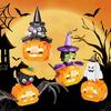 Halloween Pumpkin Building Blocks Ghost Witch Cat Spider Halloween Block Toys Halloween Present Girl Boy Children for Children for Adults Educational