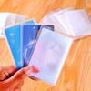 10pcs PVC Transparent Card Holder Protect Wallet Business Bank ID Credit Card Holder Clear Bus Card Cover Case Pouch Bag