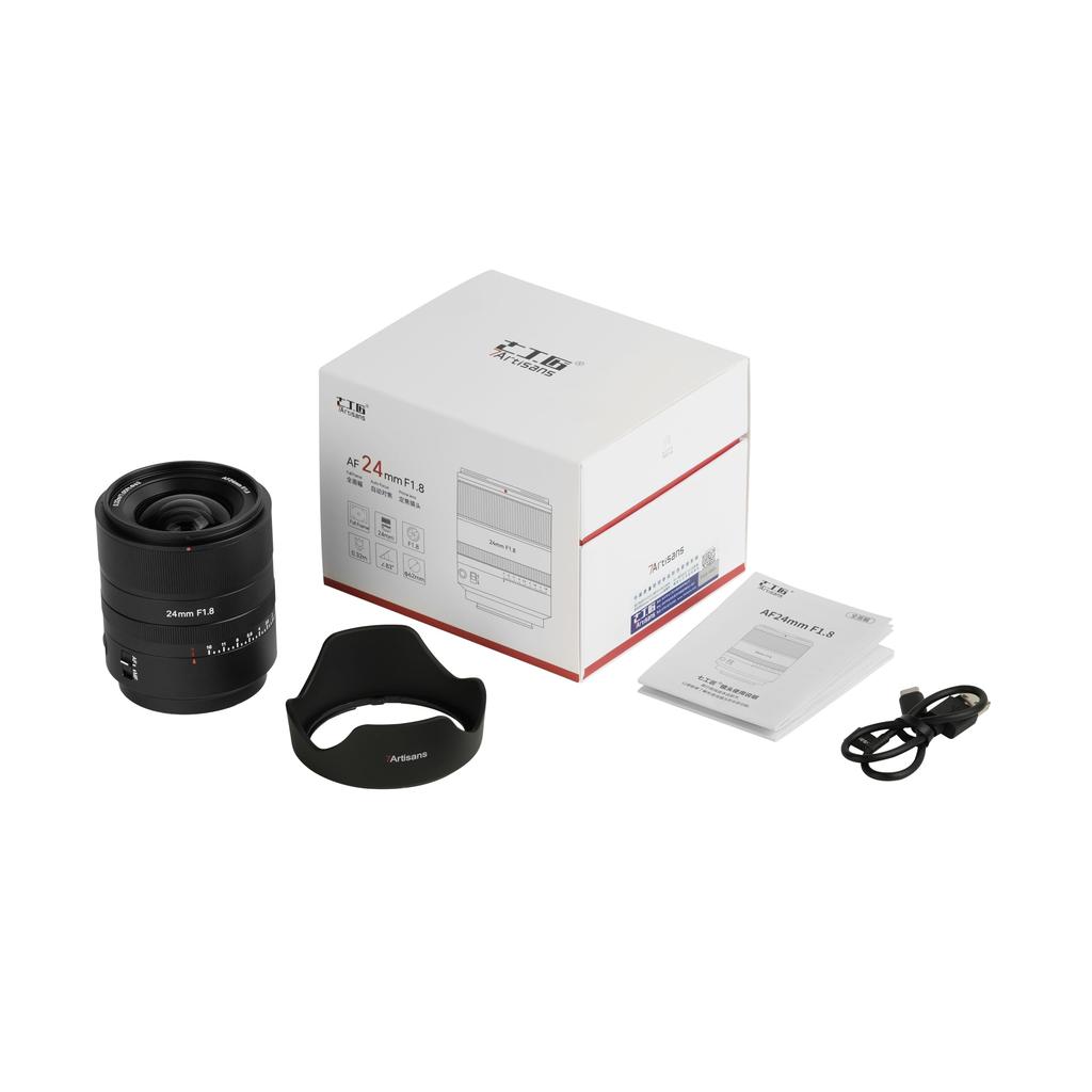7artisans AF 24mm Sony Prime Large STM 7artisans F/1.8 E-mount E-compatible Full-Frame Lens, Autofocus, Aperture, Wide-Angle Lens, Indoor/Landscape